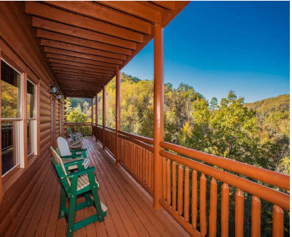 Mountain Majesty Cabin View