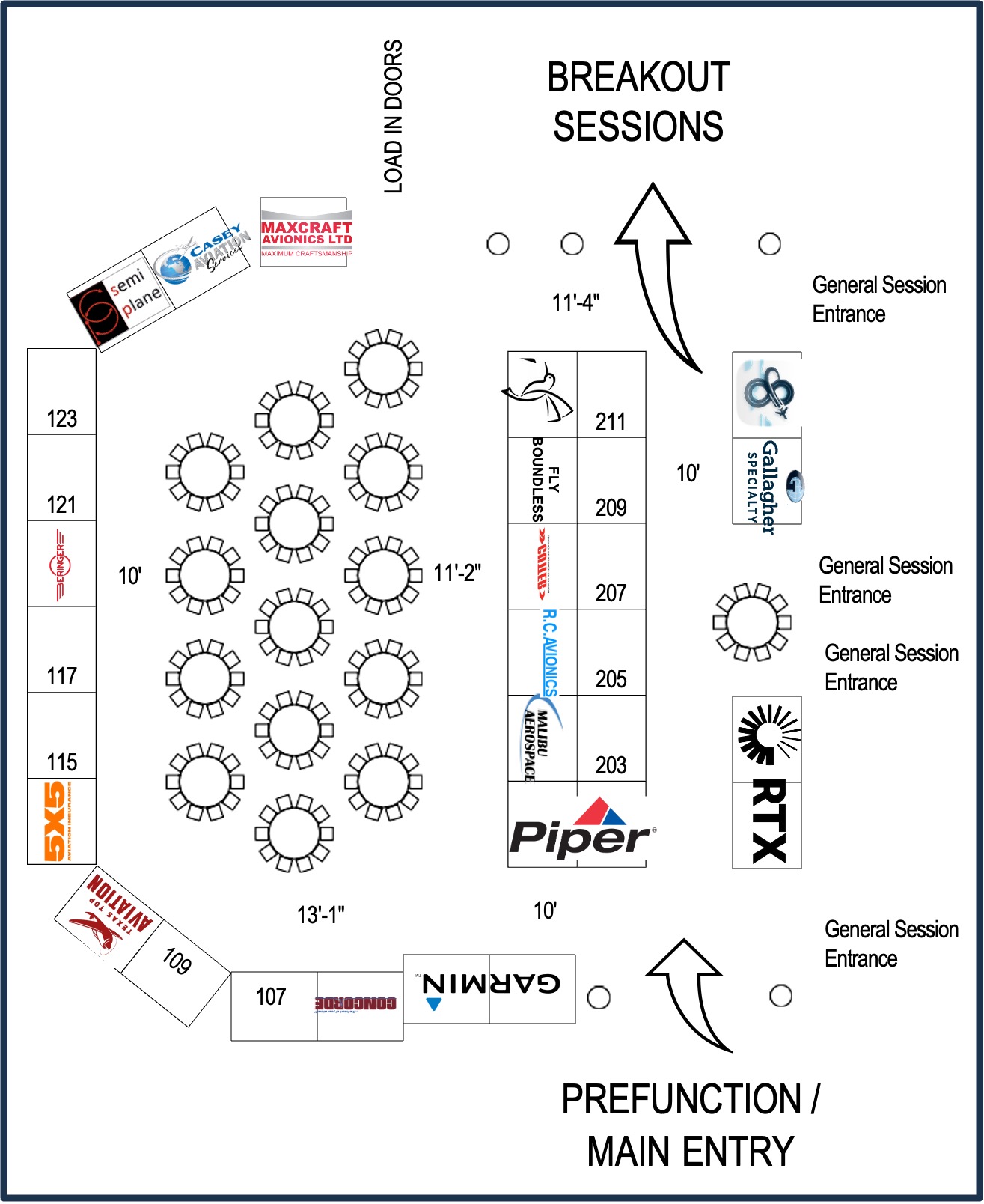 2026-0504 PMOPA Exhibit Hall Layout